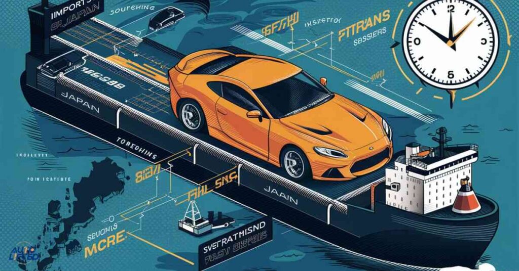 How long does it take to import a car from japan